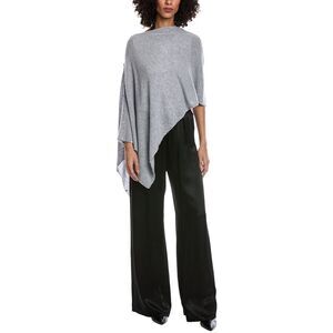 Hannah Rose Rhinestone Cashmere Topper, Blue